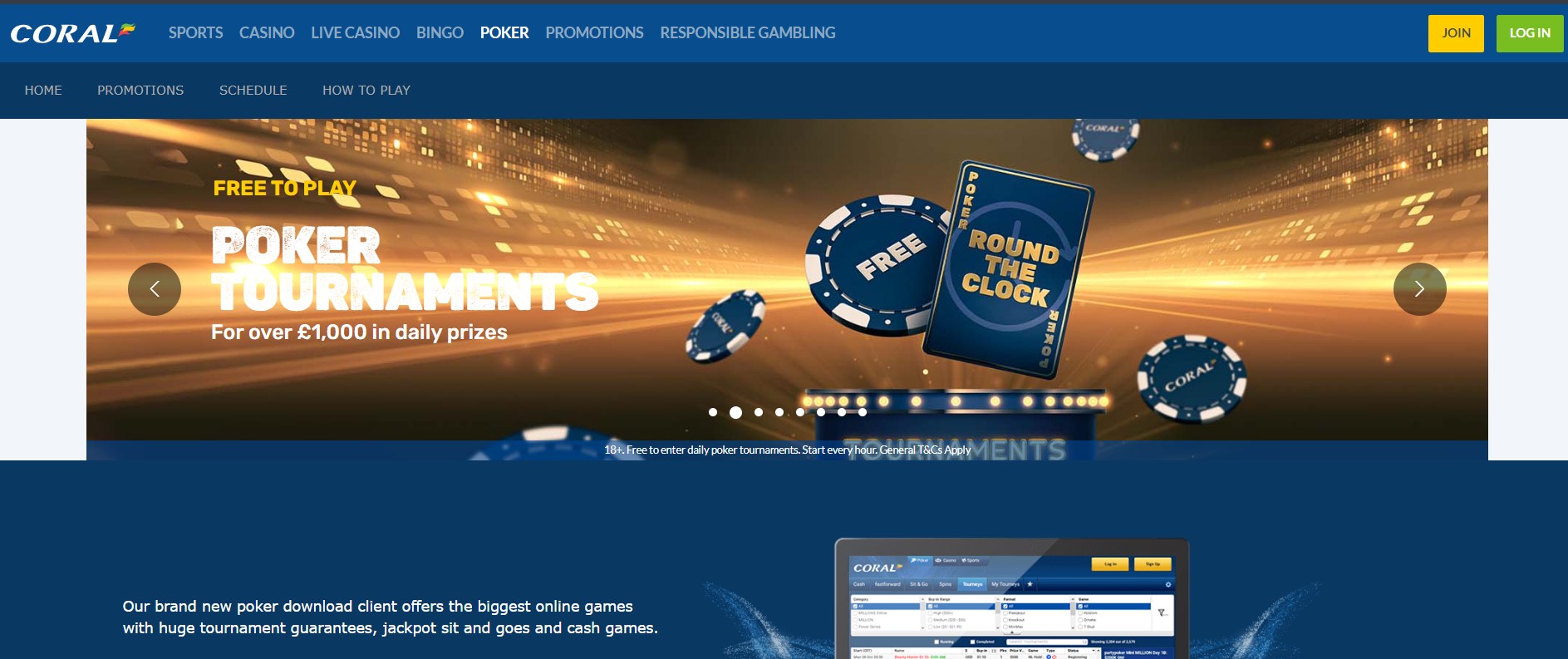 Корал покер официальный сайт